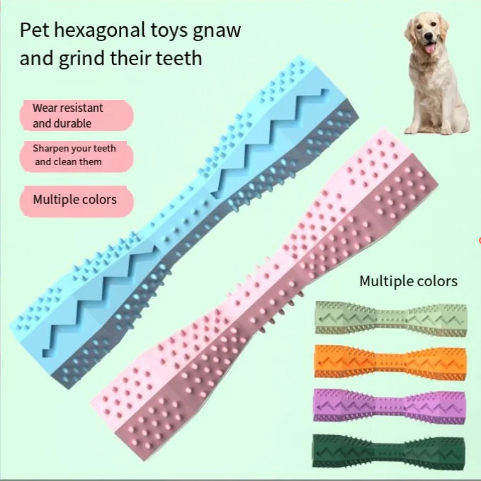 Dog Chewing Toys and Toothbrush for Teeth Cleaning